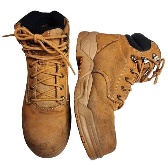 HAWX MEN'S ENFORCER LACE-UP WORK BOOTS - COMPOSITE TOE. Size 10.5EE. - Picture 4 of 16